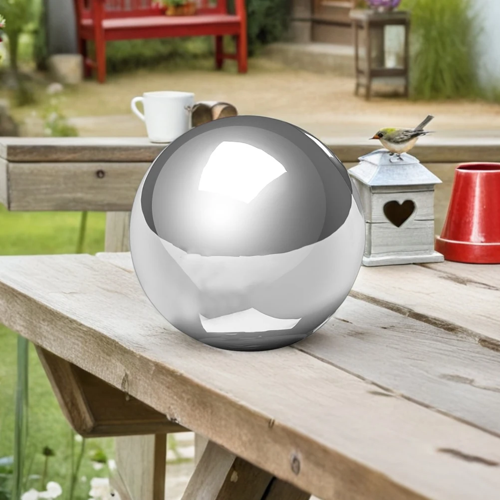 2pcs Stainless Steel Decorative Balls Mirror Polished Hollow Sphere for Garden Hotel Shiny Globe Landscapes Ornament
2pcs Stainless Steel Decorative Balls Mirror Polished Hollow Sphere for Garden Hotel Shiny Globe Landscapes Ornament