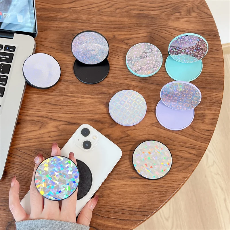 Luxury Laser Glitter For Magsafe Magnetic Mobile Phone Smartphone Accessories Foldable Bracket GripTok Universal Holder Support
Luxury Laser Glitter For Magsafe Magnetic Mobile Phone Smartphone Accessories Foldable Bracket GripTok Universal Holder Support
