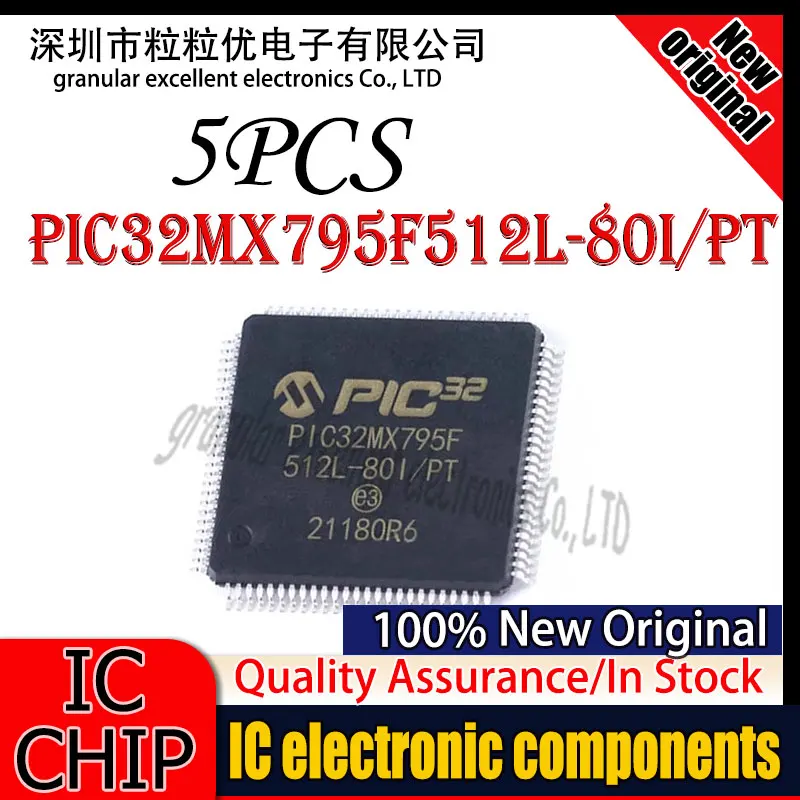 5PCS 100% New Original PIC32MX795F512L-80I/PT PIC32MX 795F512L-80I/PT TQFP-100 Spot goods Quality assurance Chip
5PCS 100% New Original PIC32MX795F512L-80I/PT PIC32MX 795F512L-80I/PT TQFP-100 Spot goods Quality assurance Chip