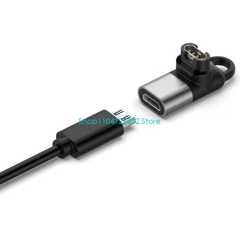 P5EA 90° Type-C USB C to 4pin Connector Charger Coversion Adapter for Approach S60/Forerunner 945/935
P5EA 90° Type-C USB C to 4pin Connector Charger Coversion Adapter for Approach S60/Forerunner 945/935