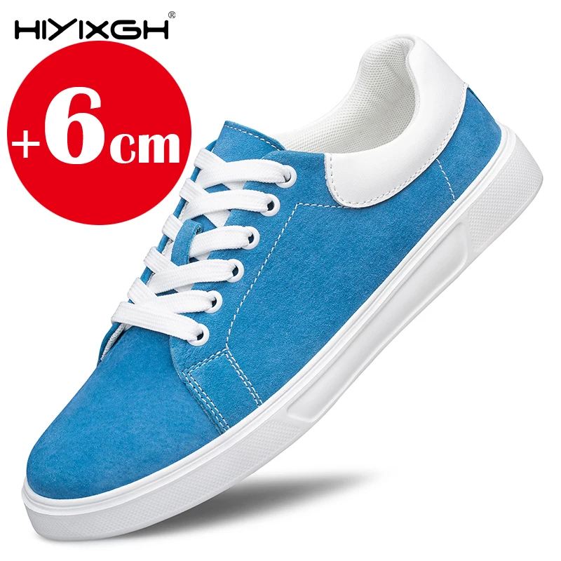Men's Suede Leather Flat/6cm Invisible Insole Height Increase Casual Sports Shoes Big Size 37-46 Red Yellow Blue Elevator Shoes
Men's Suede Leather Flat/6cm Invisible Insole Height Increase Casual Sports Shoes Big Size 37-46 Red Yellow Blue Elevator Shoes