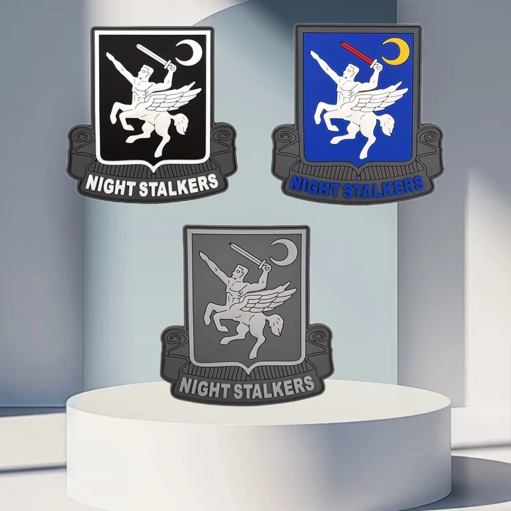 NIGHT STALKERS PVC Patch Riding Warrior Hook and Loop Outdoor Backpack Decorative Accessory Stickers DIY Patches for Clothing
NIGHT STALKERS PVC Patch Riding Warrior Hook and Loop Outdoor Backpack Decorative Accessory Stickers DIY Patches for Clothing