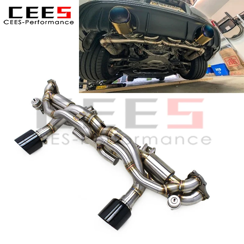 CEES Catback Exhaust Pipes for Porsche 718 Cayman GT4 4.0L 2024+ Stainless Steel Vacuum Valve Tuning Car Exhaust Escape System
CEES Catback Exhaust Pipes for Porsche 718 Cayman GT4 4.0L 2024+ Stainless Steel Vacuum Valve Tuning Car Exhaust Escape System