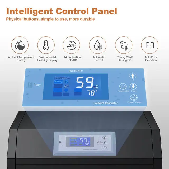 TULX Portable 90L/D High Quality Basement Air Dryer Big Capacity Air Industrial Dehumidifier
TULX Portable 90L/D High Quality Basement Air Dryer Big Capacity Air Industrial Dehumidifier