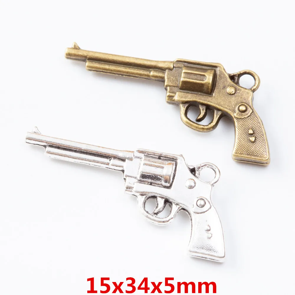 18pieces (gun) vintage zinc alloy charm metal pendant DIY jewelry discovery making accessories 1697
18pieces (gun) vintage zinc alloy charm metal pendant DIY jewelry discovery making accessories 1697