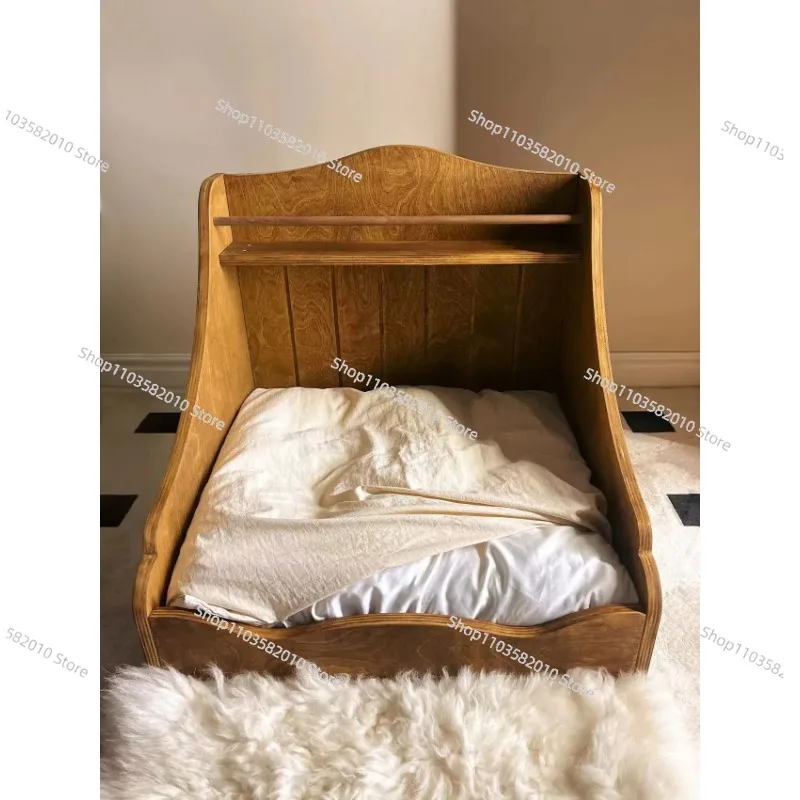 Mid-Century Modern Solid Wood Pet Bed, Raised Dog & Cat Couch for Small Dogs
Mid-Century Modern Solid Wood Pet Bed, Raised Dog & Cat Couch for Small Dogs