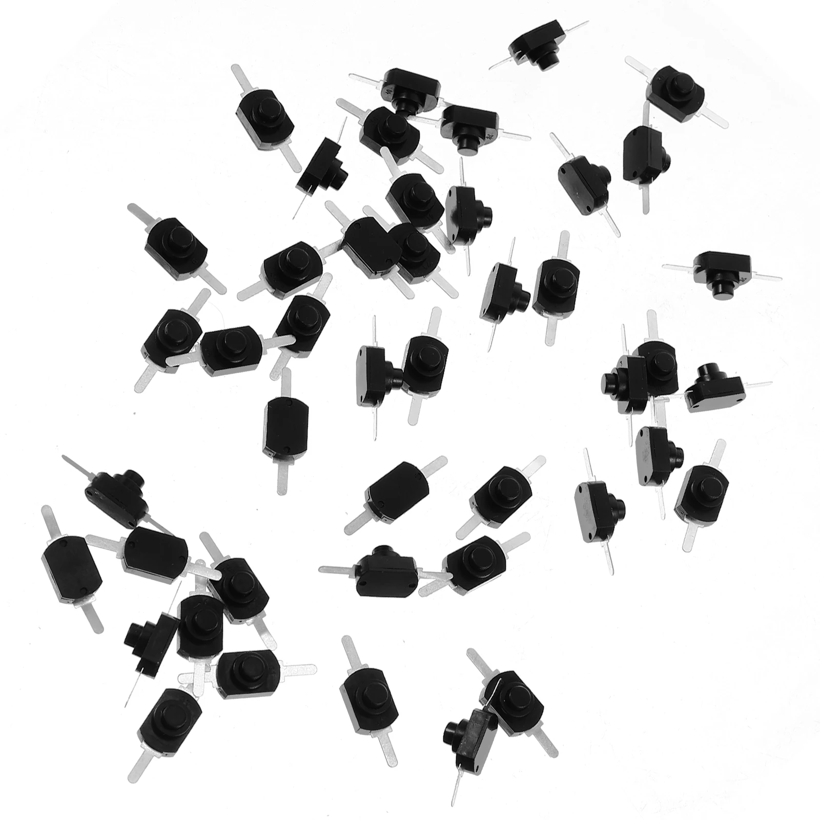 50 Pcs Micro Button Switch Latching Push Miniature Metal ABS On Off Torch Wall Outlet Electrical DIY Projects
50 Pcs Micro Button Switch Latching Push Miniature Metal ABS On Off Torch Wall Outlet Electrical DIY Projects