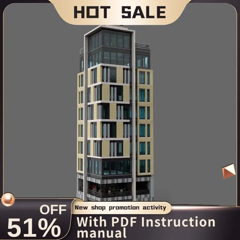 New 8172Pcsc 0Ity Hot Selling Street View Moc Modular Vybe Hotel Model Building Block Diy Creative Ideas Brick Toy Birthday Gift
New 8172Pcsc 0Ity Hot Selling Street View Moc Modular Vybe Hotel Model Building Block Diy Creative Ideas Brick Toy Birthday Gift