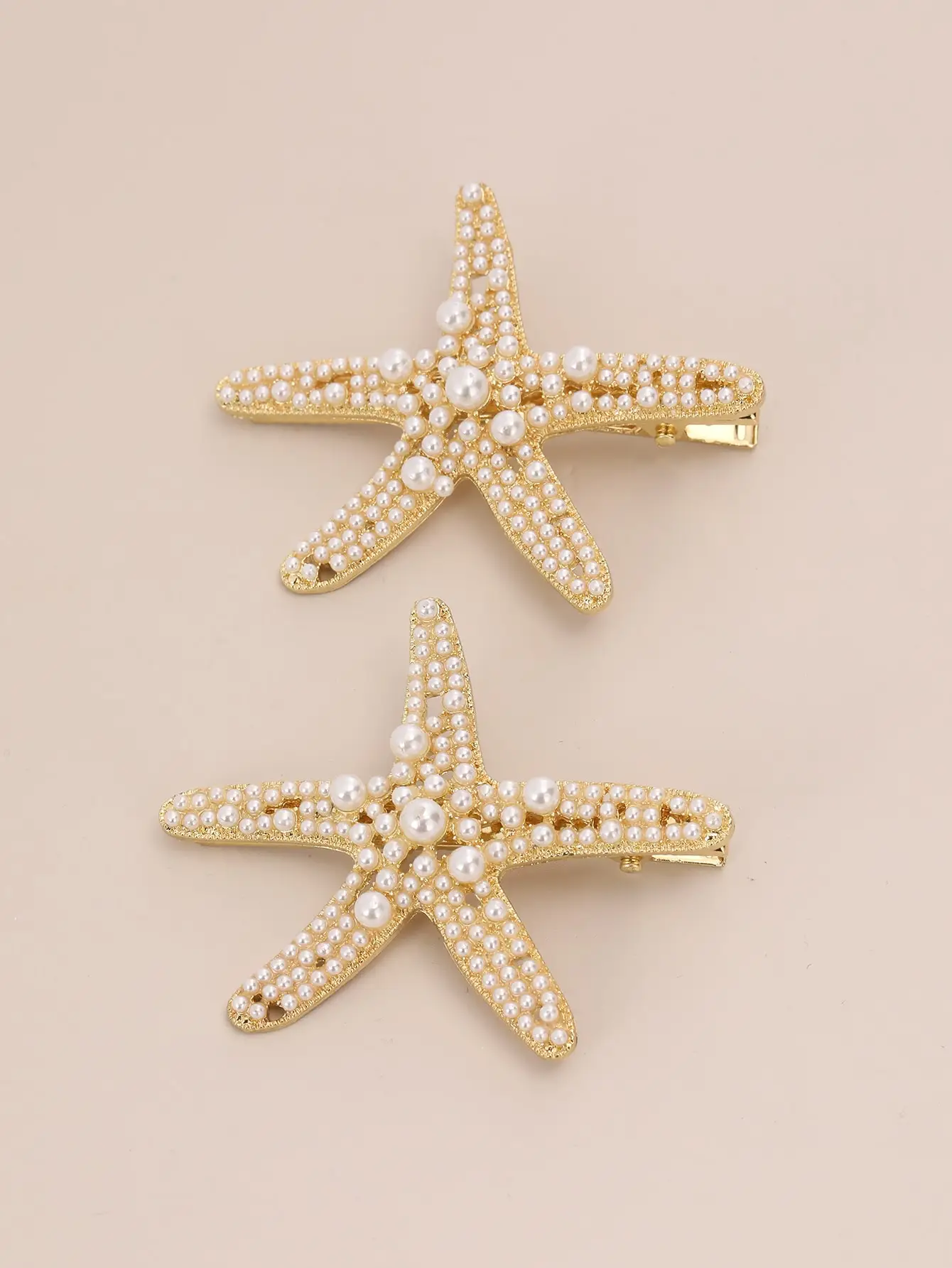 2Pcs Faux Pearl Starfish Hair Clips, Ocean Series Gold Metal Barrettes For Women, Boho Y2K Beach Hair Accessories, Elegant Sea Star Hairpins Set
2Pcs Faux Pearl Starfish Hair Clips, Ocean Series Gold Metal Barrettes For Women, Boho Y2K Beach Hair Accessories, Elegant Sea Star Hairpins Set