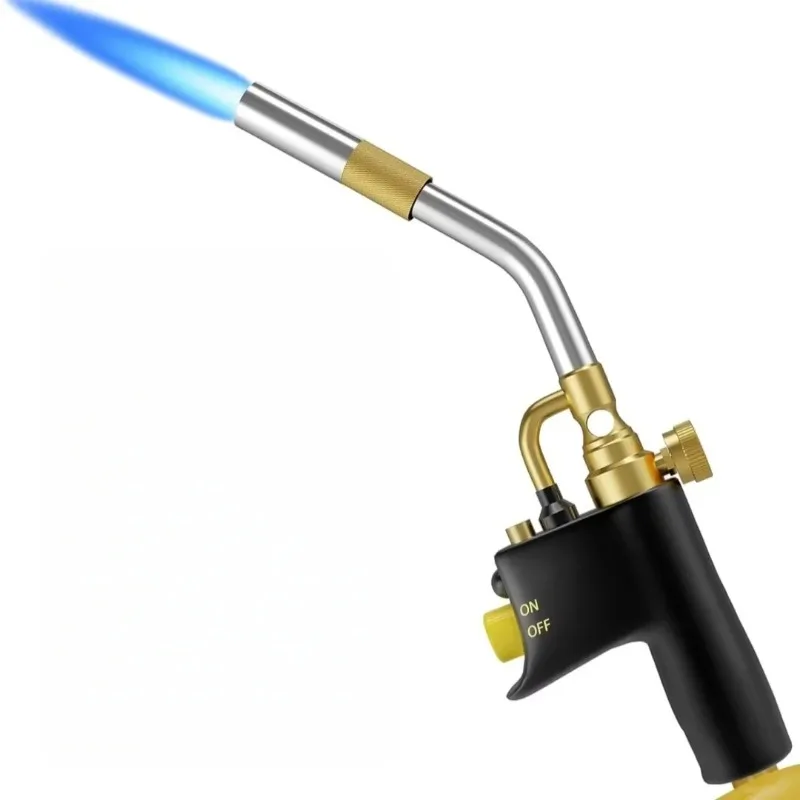 Propane Torch Head, High Intensity MAPP Torch Head Trigger Start Gas Torch, Plumbing Soldering Torch for Welding, Machine Mainte
Propane Torch Head, High Intensity MAPP Torch Head Trigger Start Gas Torch, Plumbing Soldering Torch for Welding, Machine Mainte
