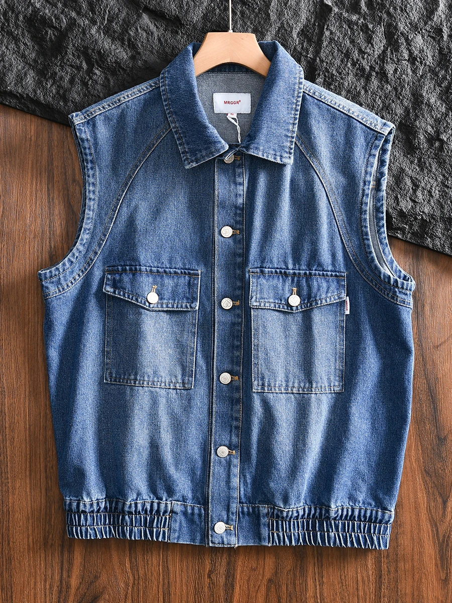 Retro Washed Denim Vest Unisex Loose Fit Pure Cotton Workwear Style Youth Fashion Urban Casual Standard Fit Autumn Wear
Retro Washed Denim Vest Unisex Loose Fit Pure Cotton Workwear Style Youth Fashion Urban Casual Standard Fit Autumn Wear