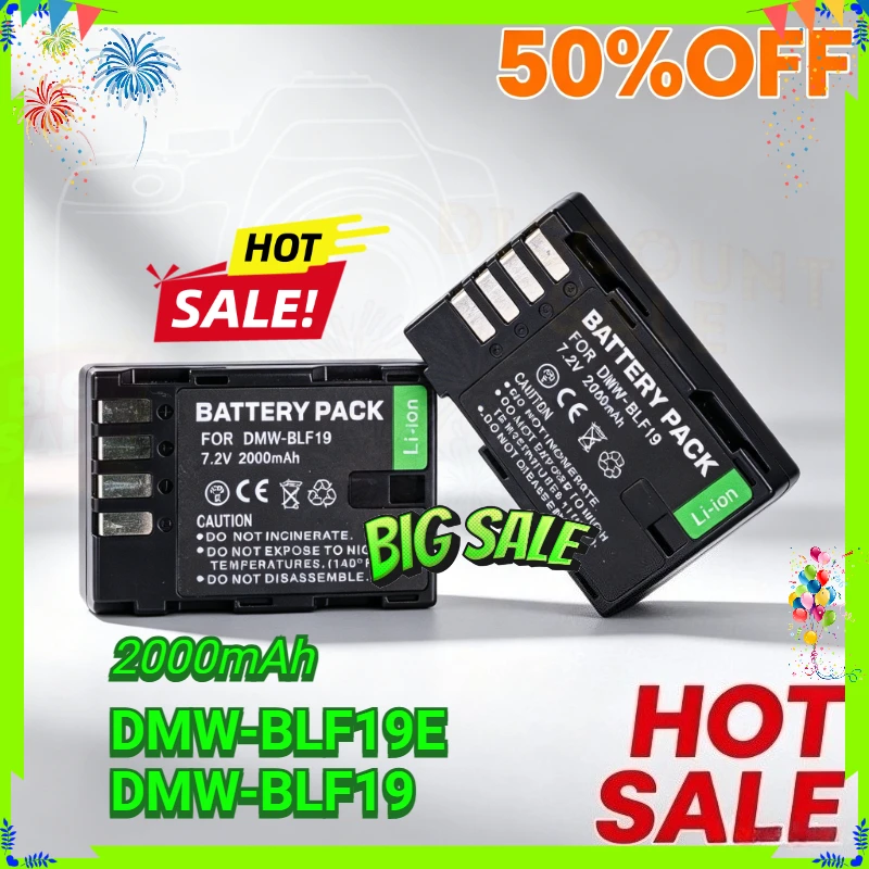 New DMW-BLF19E DMW-BLF19 DMW-BLF19PP Camera Battery for Panasonic Lumix DC-GH5 G9 DMC-GH3 DMC-GH3K GH4K GH4 Digital Battery
New DMW-BLF19E DMW-BLF19 DMW-BLF19PP Camera Battery for Panasonic Lumix DC-GH5 G9 DMC-GH3 DMC-GH3K GH4K GH4 Digital Battery