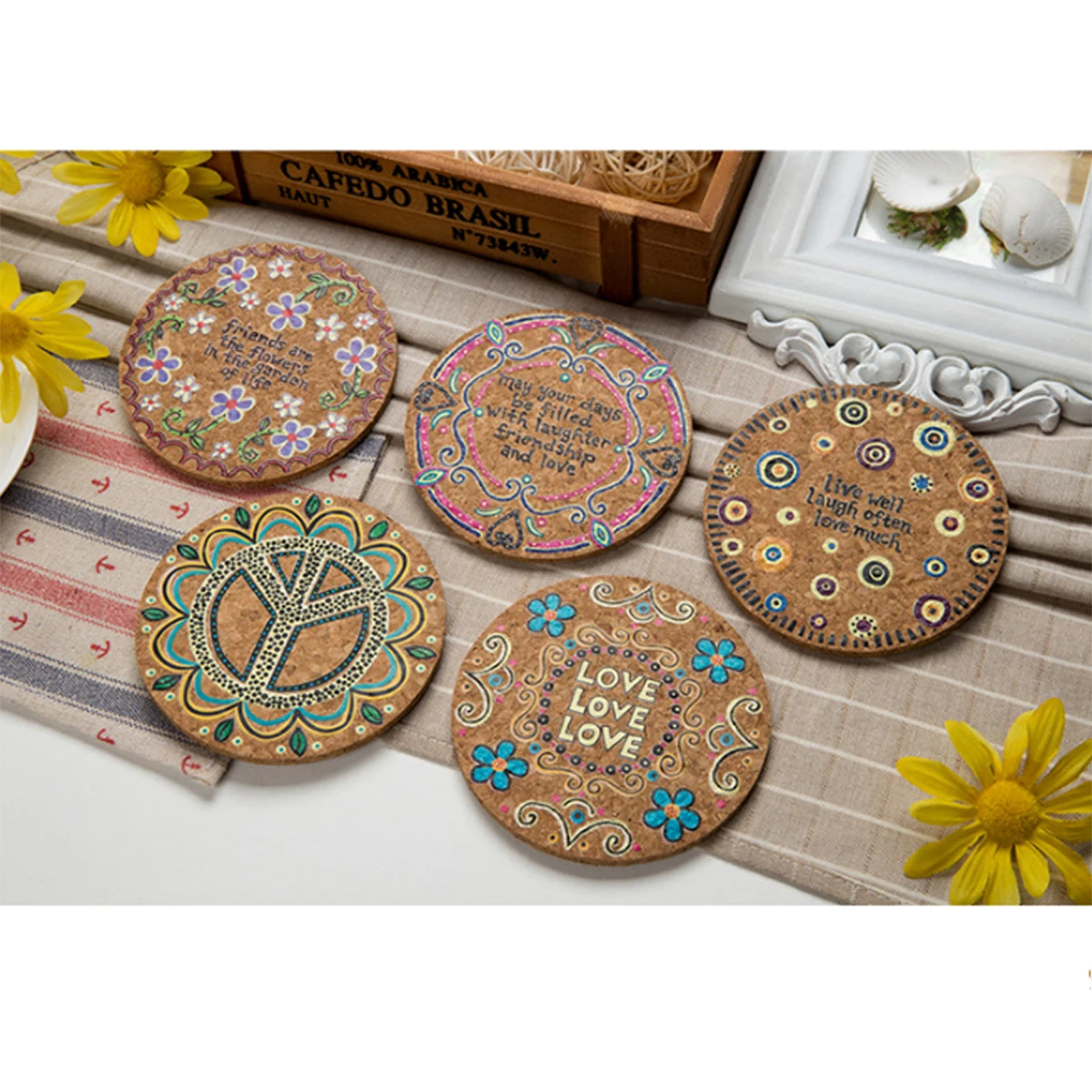 1 Pc Eco Friendly Cork Coaster Moisture Absorbent Tabletop Protection Drink Coasters For Wedding Display And Foyer Decor Color 2
1 Pc Eco Friendly Cork Coaster Moisture Absorbent Tabletop Protection Drink Coasters For Wedding Display And Foyer Decor Color 2