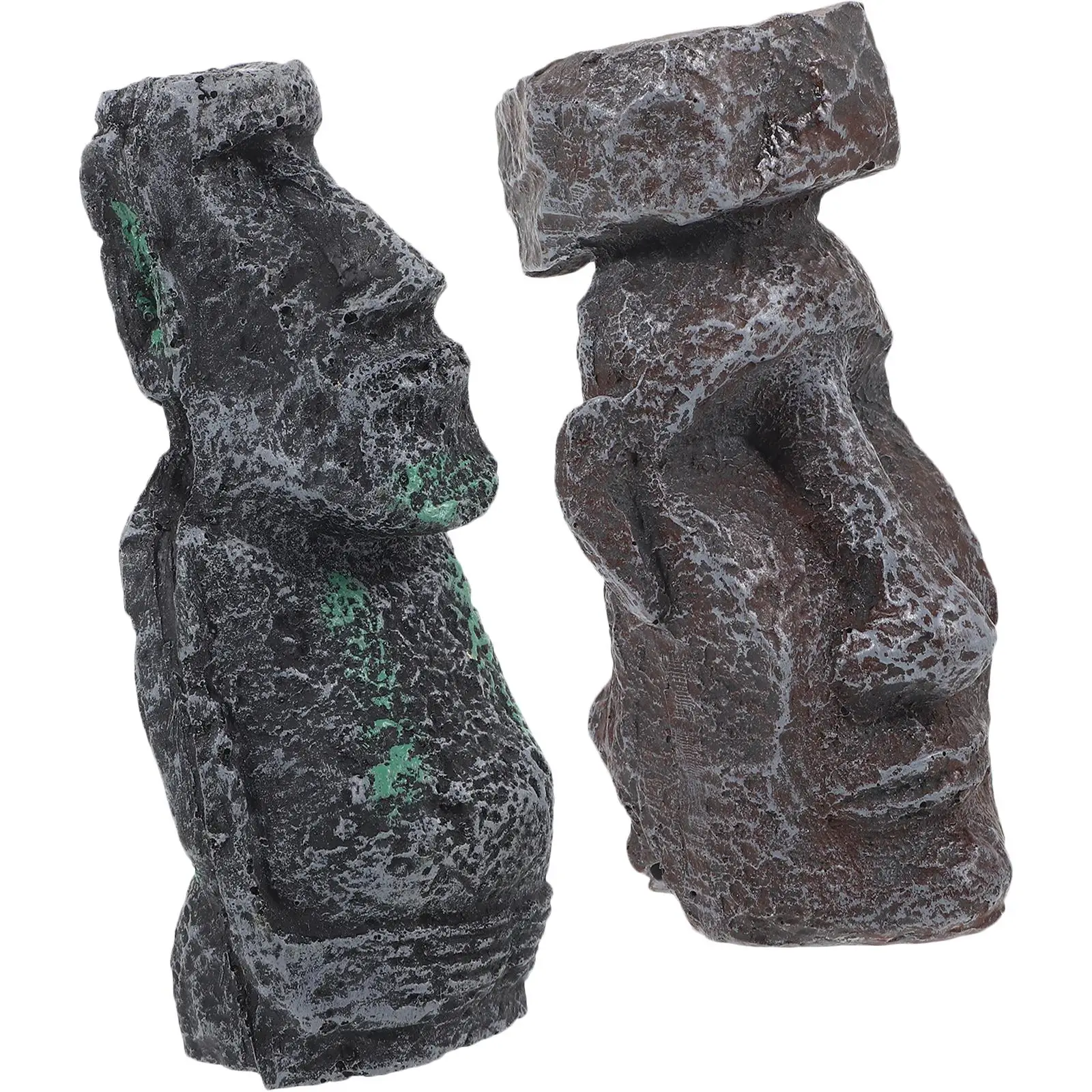 2Pcs Mini Easter Island Statues Resin Craft Stone Decor LightWeight Desktop Garden Bonsai SandTable Moai Figurine
2Pcs Mini Easter Island Statues Resin Craft Stone Decor LightWeight Desktop Garden Bonsai SandTable Moai Figurine