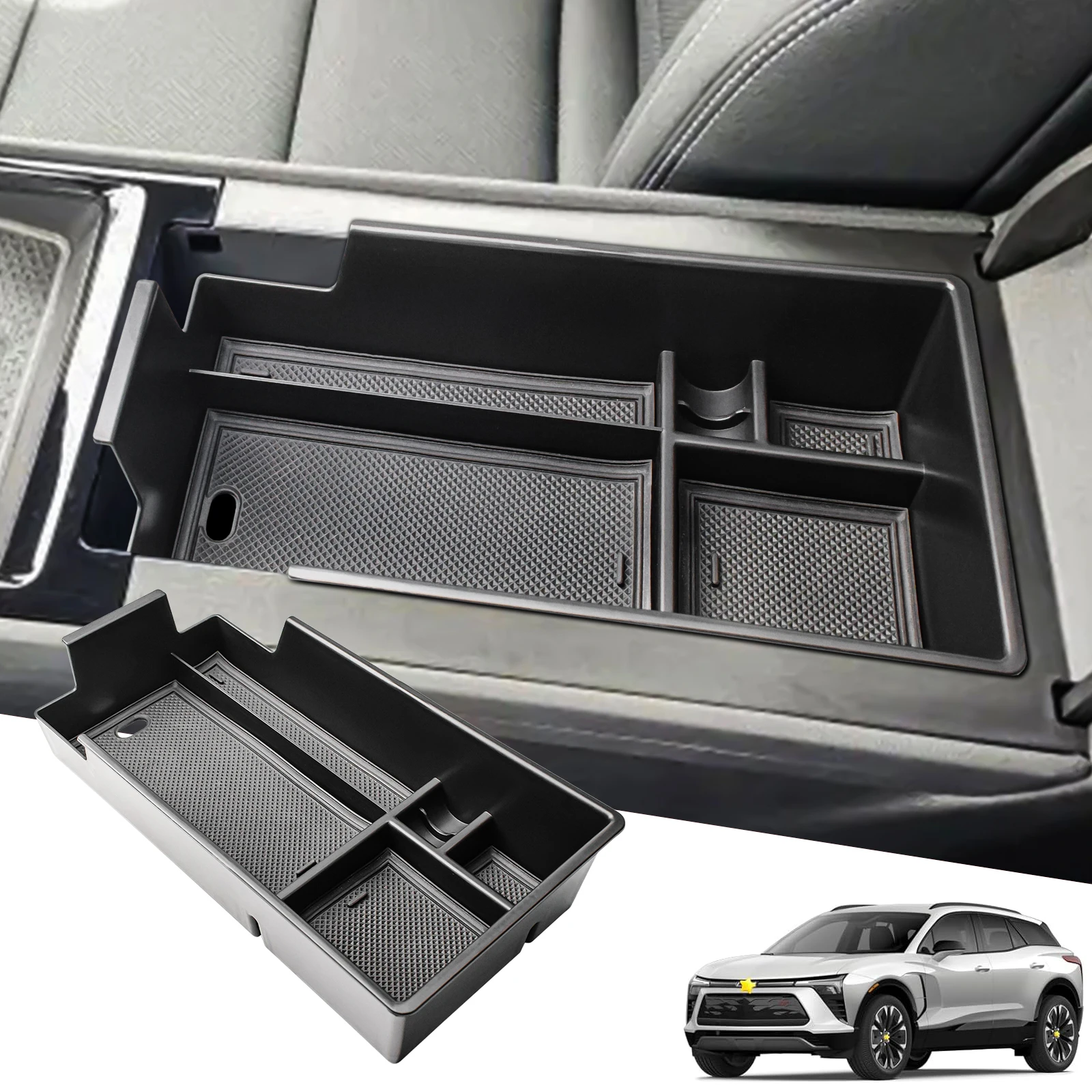 Armrest Storage Box for Chevy Blazer EV 2024 Center Console Tray Organizer ABS Accessories Interoir Secondary Car Storage Box
Armrest Storage Box for Chevy Blazer EV 2024 Center Console Tray Organizer ABS Accessories Interoir Secondary Car Storage Box