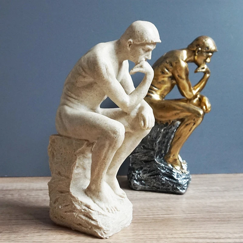 European Style Figure Sculpture Contemplative Ornament, Statue, Resin, Decoration, Bookcase and Wine Cabinet Decoration
European Style Figure Sculpture Contemplative Ornament, Statue, Resin, Decoration, Bookcase and Wine Cabinet Decoration