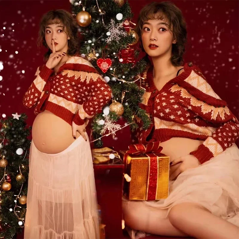Women Photography Props Christmas Red X'mas Maternity Dresses Pregnancy Dress Clothes Studio Shoots Photo Props
Women Photography Props Christmas Red X'mas Maternity Dresses Pregnancy Dress Clothes Studio Shoots Photo Props