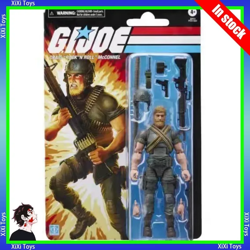 In Stock Hasbro G.I. Joe GI Joe Classfied Series Vintage Cards Craig "The Rock" McConnell Action Figure Toy Collectible Gift
In Stock Hasbro G.I. Joe GI Joe Classfied Series Vintage Cards Craig "The Rock" McConnell Action Figure Toy Collectible Gift