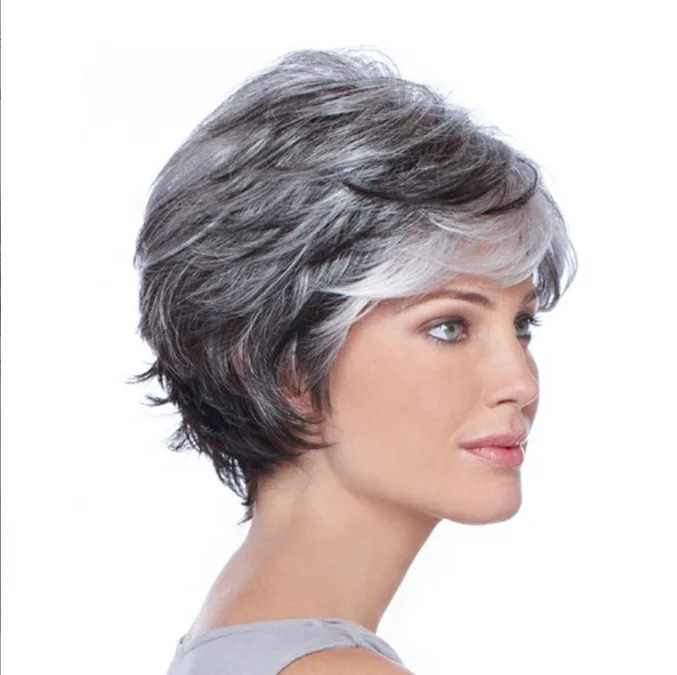 Natural Synthetic Silver Gray Wigs For Women Short Curly Suitable For Daily Christmas Weddings Parties Halloween
Natural Synthetic Silver Gray Wigs For Women Short Curly Suitable For Daily Christmas Weddings Parties Halloween