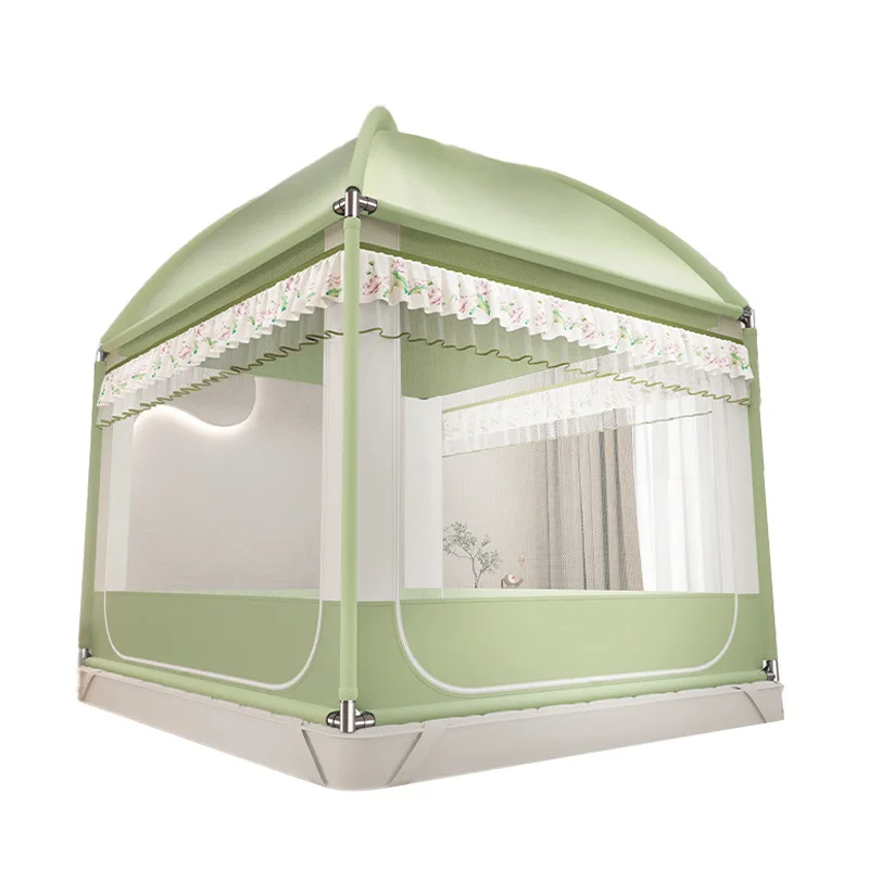 Yurt anti-drop mosquito net, home bedroom free installation, baby and child anti-drop bed, advanced pattern net full bottom
Yurt anti-drop mosquito net, home bedroom free installation, baby and child anti-drop bed, advanced pattern net full bottom