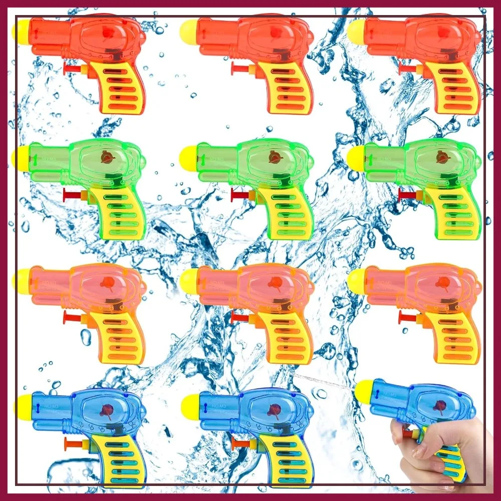 12 Pcs Transparent Water Guns for Pool Party Summer Outdoor Water Battles
12 Pcs Transparent Water Guns for Pool Party Summer Outdoor Water Battles