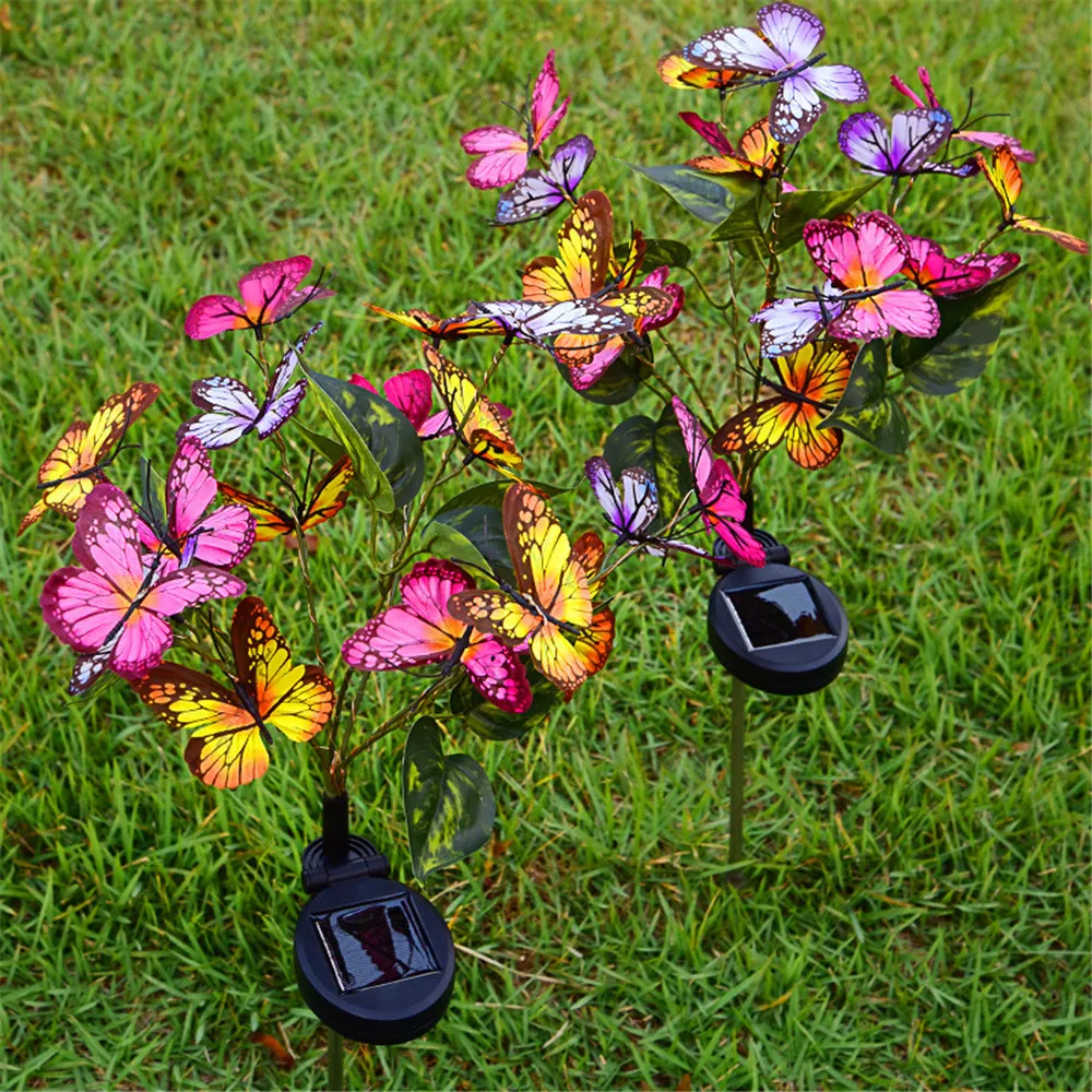 1pc Solar Simulation Flower Butterfly Lawn Light Ground Plug Lamp Lawn Light Garden Decoration Outdoor Christmas Wedding Decor
1pc Solar Simulation Flower Butterfly Lawn Light Ground Plug Lamp Lawn Light Garden Decoration Outdoor Christmas Wedding Decor
