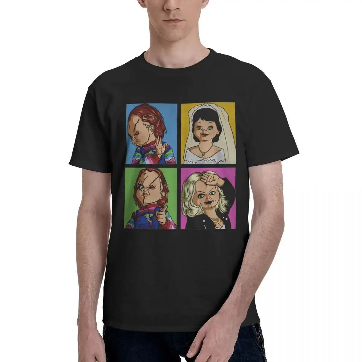 Horror Movie Print T-shirt Shooting Casual Fashion 100% Cotton T-shirt Summer Street Breathable Round Neck Short Sleeve Top
Horror Movie Print T-shirt Shooting Casual Fashion 100% Cotton T-shirt Summer Street Breathable Round Neck Short Sleeve Top