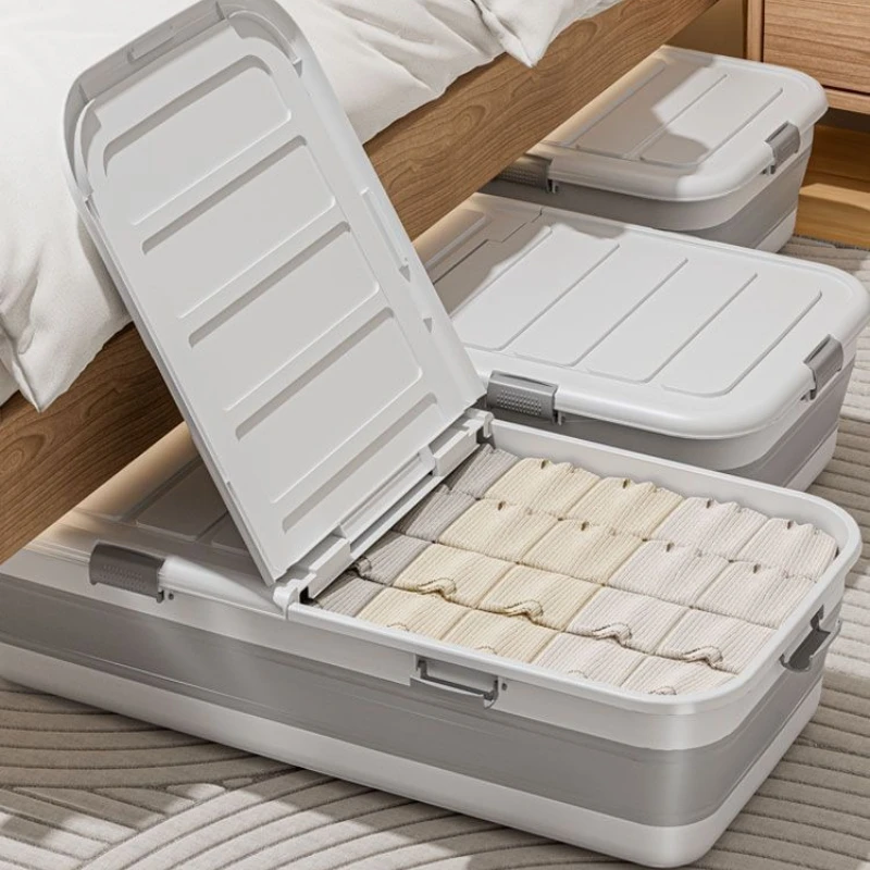Bedside Household Storage Box Flat Drawer Type with Pulley Storage Box Quilt Clothing Sorting Box Sewing Cabinet Home Storage
Bedside Household Storage Box Flat Drawer Type with Pulley Storage Box Quilt Clothing Sorting Box Sewing Cabinet Home Storage
