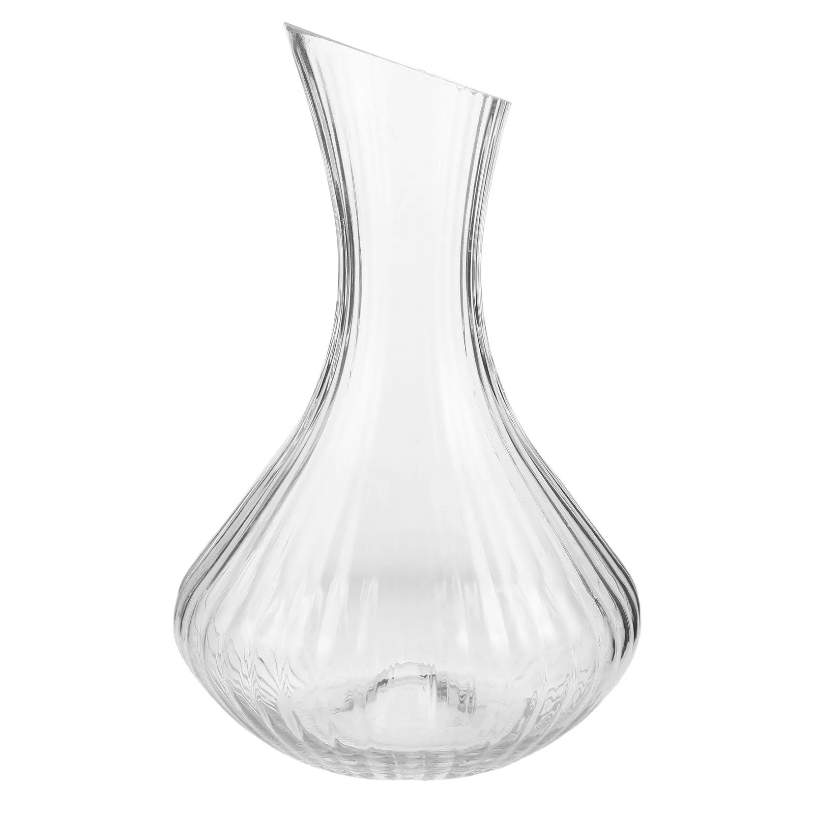 Wine Decanter Aerating Stripe Pattern Glass Red Wine Carafe 1580Ml Cocktail Mixing Pitcher Juice Carafe Restaurant Style Drink
Wine Decanter Aerating Stripe Pattern Glass Red Wine Carafe 1580Ml Cocktail Mixing Pitcher Juice Carafe Restaurant Style Drink