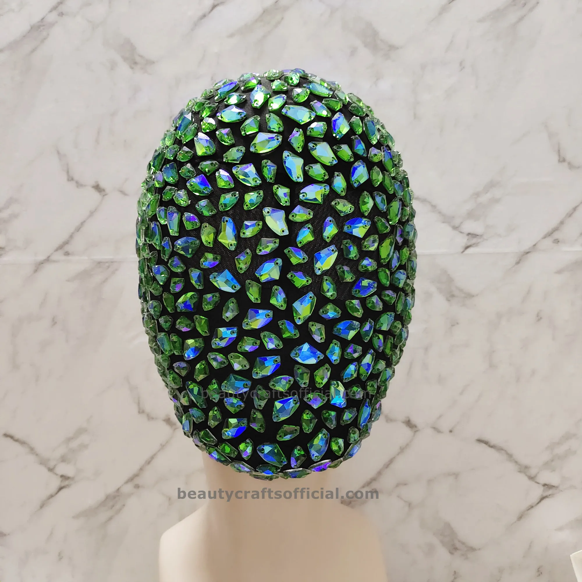 Shiny Green Dazzling Jewels Full Coverage Haute Couture Stones Mask Full Face Night Club Dance Cosplay Halloween Masks
Shiny Green Dazzling Jewels Full Coverage Haute Couture Stones Mask Full Face Night Club Dance Cosplay Halloween Masks