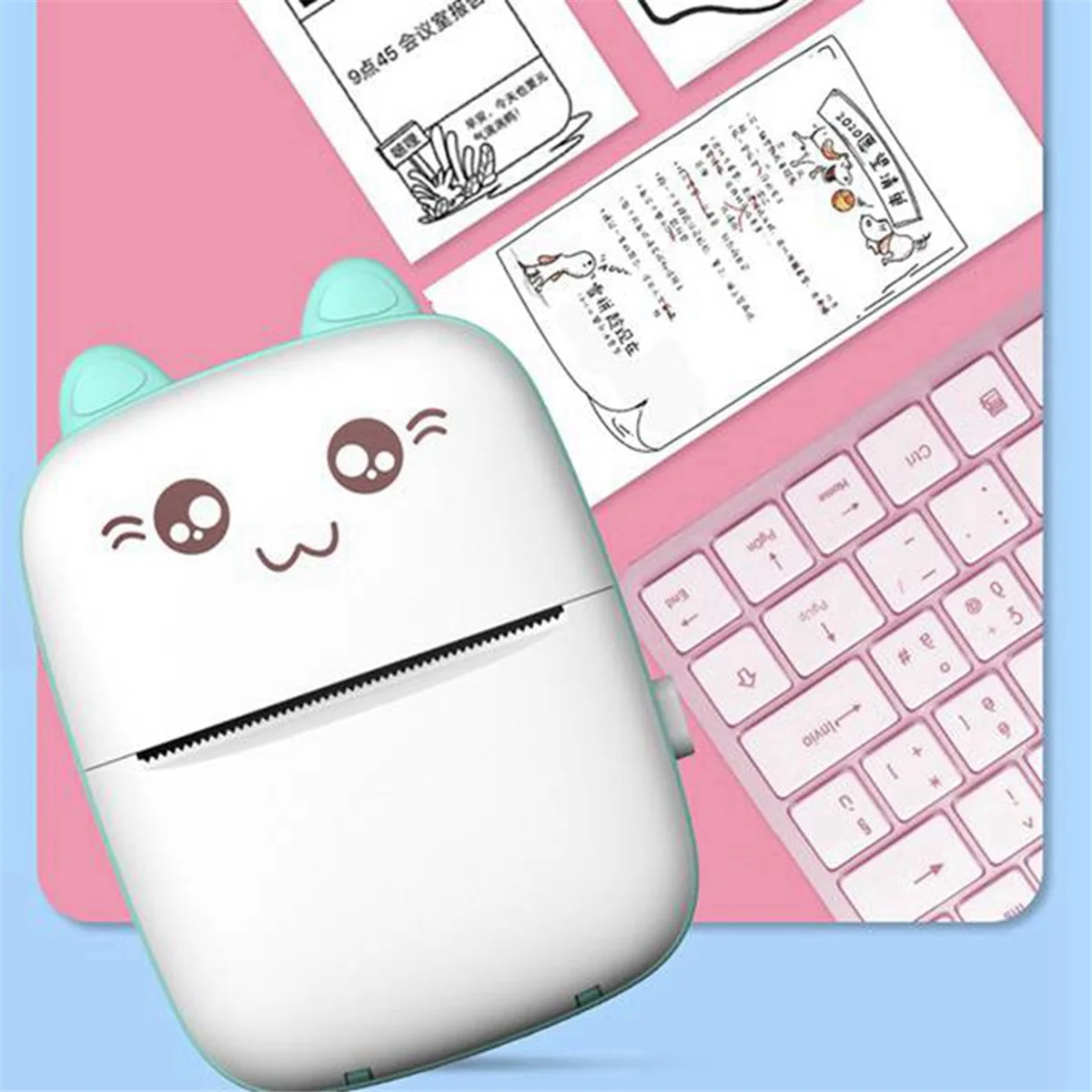 Popular Mini Thermal Printer Portable Ink-Free Thermal Wirelessly BT 203dpi Photo Label Memo Wrong Question Printing
Popular Mini Thermal Printer Portable Ink-Free Thermal Wirelessly BT 203dpi Photo Label Memo Wrong Question Printing