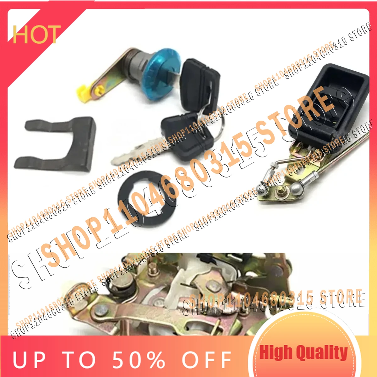 Замок двери кабины экскаватора EX-5, высококачественный, внешний/внутренний, с ручкой, для моделей EX120/200-5
Замок двери кабины экскаватора EX-5, высококачественный, внешний/внутренний, с ручкой, для моделей EX120/200-5