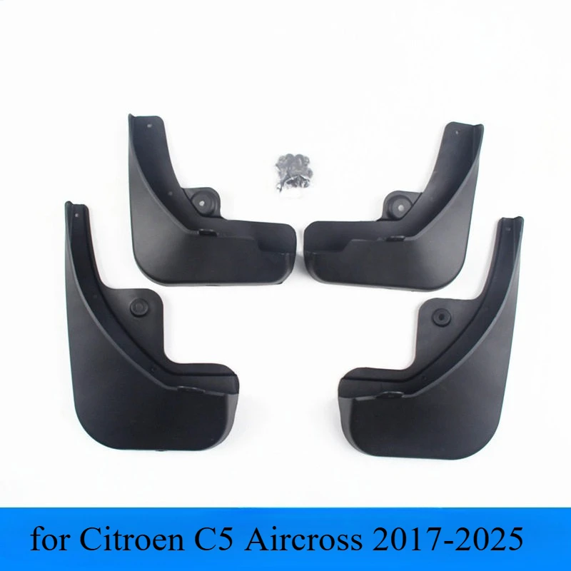 Mud Flaps Splash Guards for Citroen C5 Aircross 2017-2025 & C5 Aircross BEYOND, 4-Piece Set – Durable ABS Plastic
Mud Flaps Splash Guards for Citroen C5 Aircross 2017-2025 & C5 Aircross BEYOND, 4-Piece Set – Durable ABS Plastic