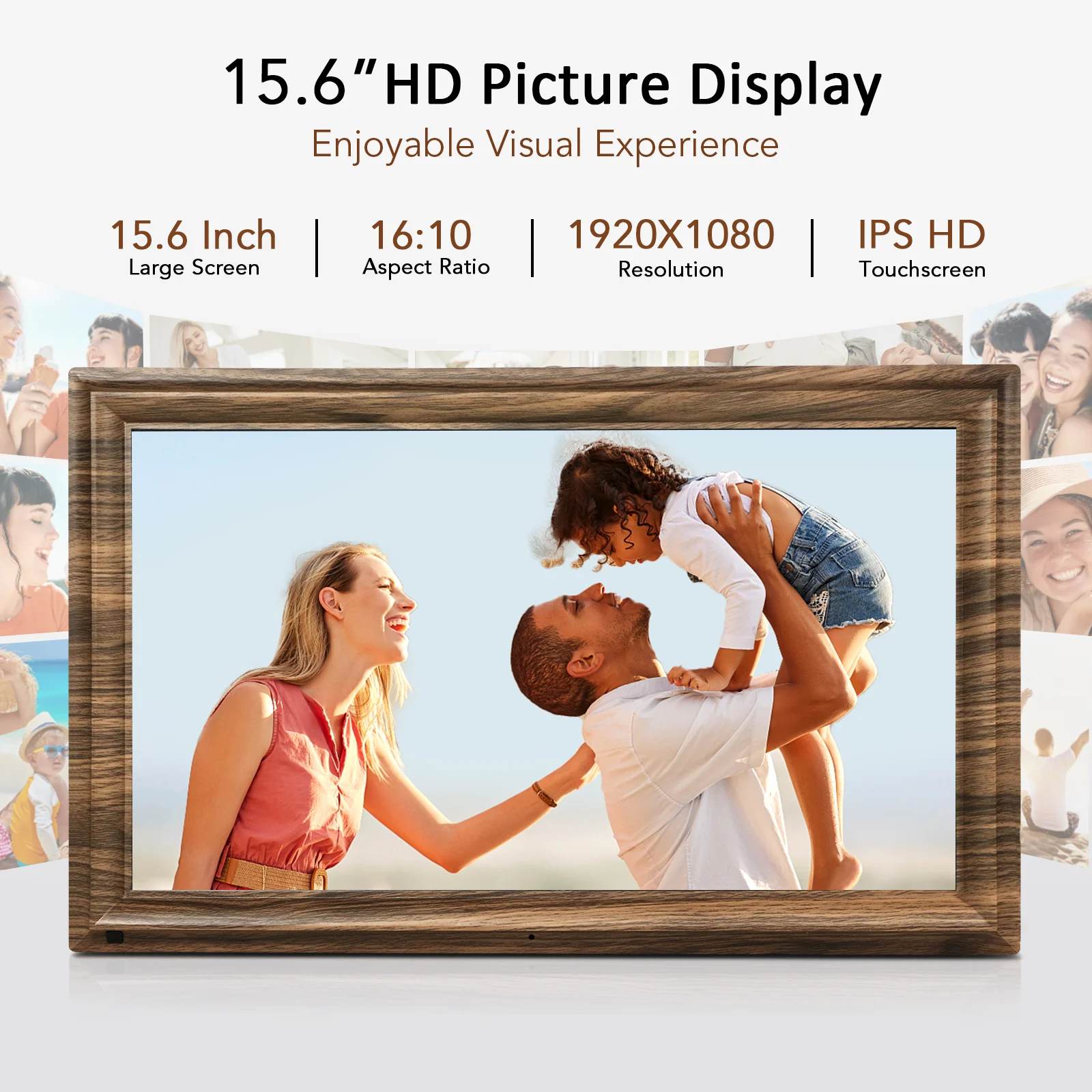 Hot Custom Color 15.6 Inch HD Display 1920*1080 Android WiFi 32GB Digital Photo
Hot Custom Color 15.6 Inch HD Display 1920*1080 Android WiFi 32GB Digital Photo
