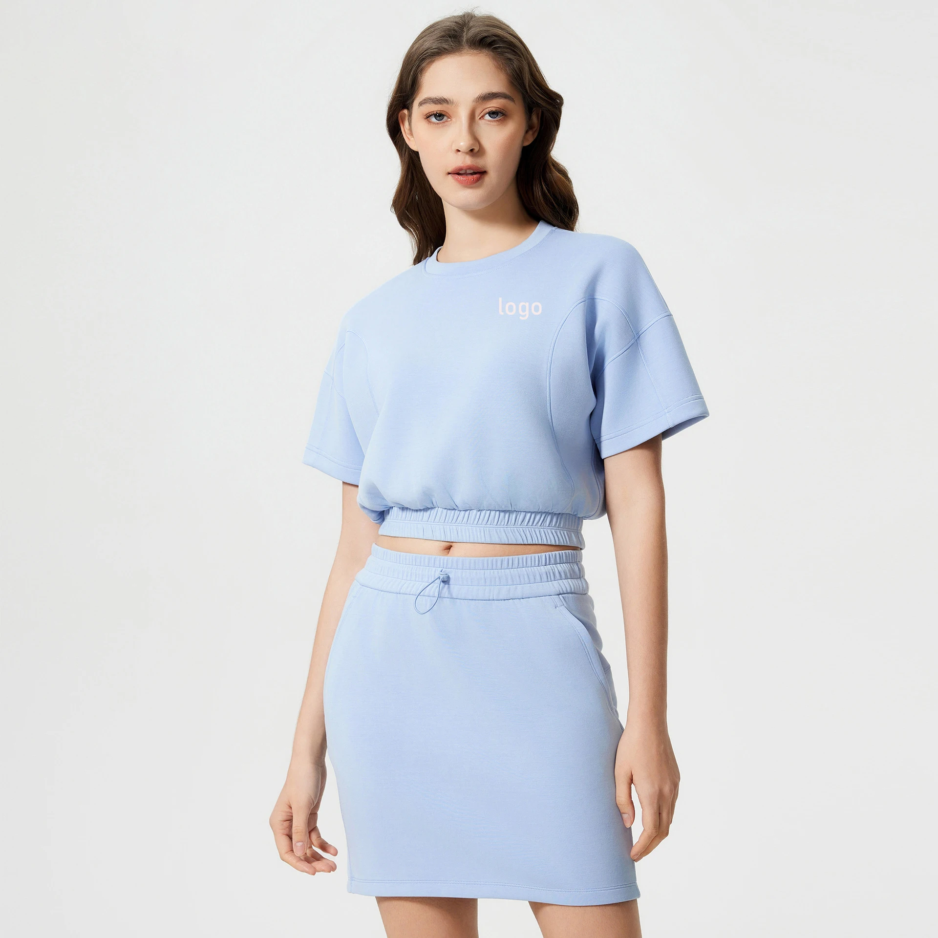 T-Shirt Loose Round Neck Breathable Quick Drying Yoga Top Fitness Sports Running Outdoor Women Customized Logo
T-Shirt Loose Round Neck Breathable Quick Drying Yoga Top Fitness Sports Running Outdoor Women Customized Logo