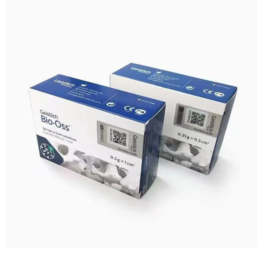 Bio-Oss Bioactive Bone Graft Substitute Powder Collagen Geistlich Bio-Gide Collagen Membrane Resorbable Biological Periosteum
Bio-Oss Bioactive Bone Graft Substitute Powder Collagen Geistlich Bio-Gide Collagen Membrane Resorbable Biological Periosteum