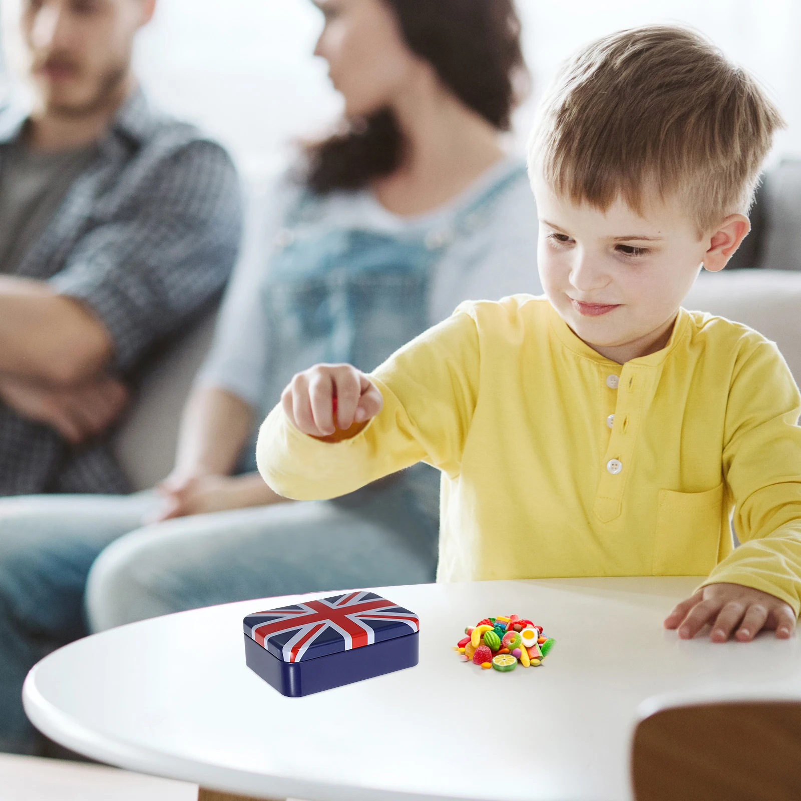 1pc Tinplate Candy Box Cookie Case Small Portable Rectangle Tin For Party Favor Gift Storage Easter Christmas Birthday
1pc Tinplate Candy Box Cookie Case Small Portable Rectangle Tin For Party Favor Gift Storage Easter Christmas Birthday