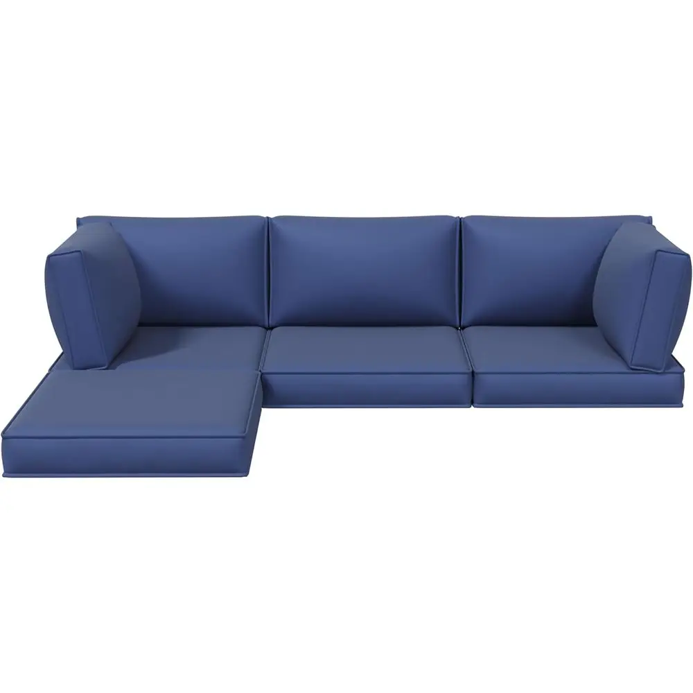 9-Piece Navy Blue Outdoor Cushion Set for Patio Furniture - Deep Seat, Water-Resistant
9-Piece Navy Blue Outdoor Cushion Set for Patio Furniture - Deep Seat, Water-Resistant