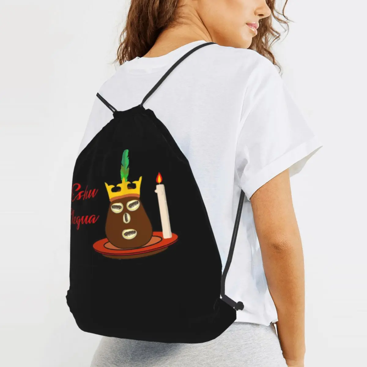 Eshu Eleggua Backpacks Multi-function Drawstring Bags Sports Bag Book Bags for Travel School
Eshu Eleggua Backpacks Multi-function Drawstring Bags Sports Bag Book Bags for Travel School