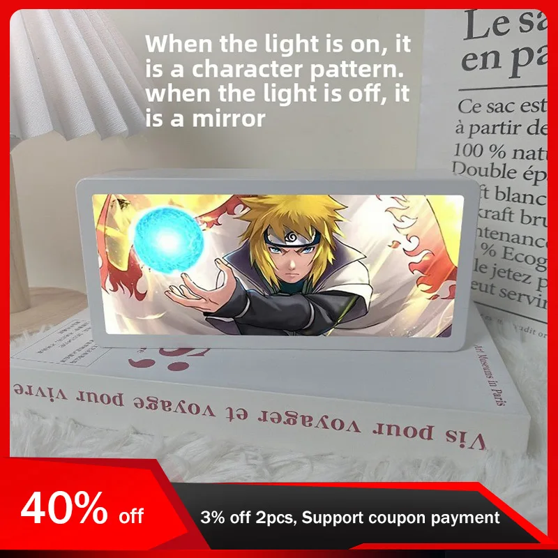 18.8cm/7.4in NARUTO Anime Night Box Light Lamp RGB Touch Plug-in Wave Wind Water Gate Peripherals Table Luminous Room Decorative 
18.8cm/7.4in NARUTO Anime Night Box Light Lamp RGB Touch Plug-in Wave Wind Water Gate Peripherals Table Luminous Room Decorative