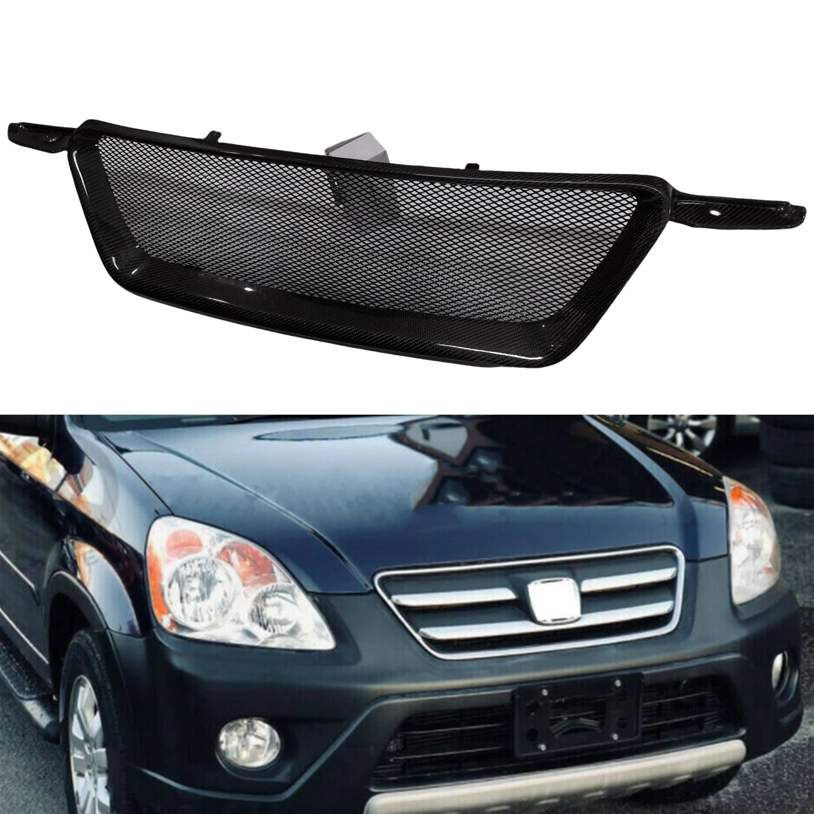 Car Front Racing Grill Front Grille Upper Bumper Hood Mesh Grid For Honda CRV 2005-2006
Car Front Racing Grill Front Grille Upper Bumper Hood Mesh Grid For Honda CRV 2005-2006