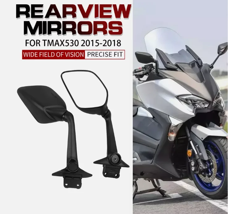 2024 HOT motocycle Rearview Side Rear View Mirrors Fit For Yamaha TMAX530 T-MAX530 TMAX560 T-MAX560 2015-2018 2016 2017
2024 HOT motocycle Rearview Side Rear View Mirrors Fit For Yamaha TMAX530 T-MAX530 TMAX560 T-MAX560 2015-2018 2016 2017