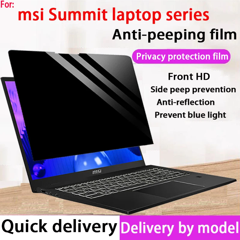 For MSI Summit E16 AI Studio A1V Anti-peep Film Summit E13 Flip Evo Touch Notebook Screen Film Summit A16 AI Privacy Screen Film
For MSI Summit E16 AI Studio A1V Anti-peep Film Summit E13 Flip Evo Touch Notebook Screen Film Summit A16 AI Privacy Screen Film
