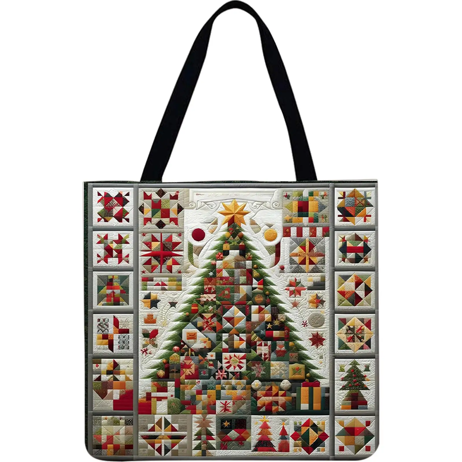 4pcs Christmas Tree Linen Tote Bag Handbag Large Capacity Women Shoulder Bags
4pcs Christmas Tree Linen Tote Bag Handbag Large Capacity Women Shoulder Bags