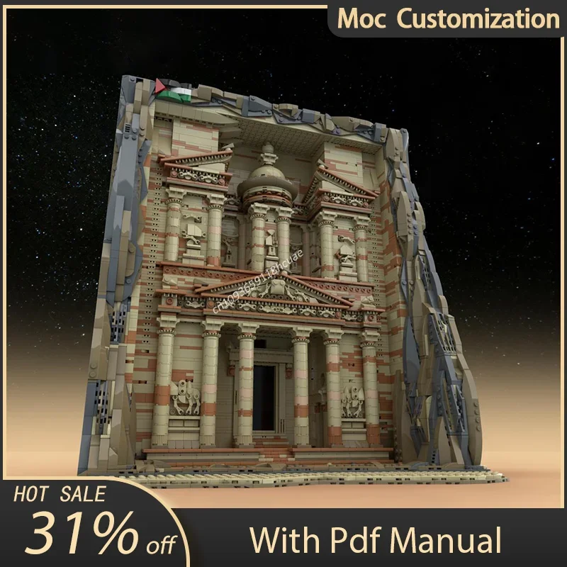 4901pcs MOC Famous Scene Buildings Petra - The Treasury Modular Building Block Castle Architecture Model Brick Toys Gifts
4901pcs MOC Famous Scene Buildings Petra - The Treasury Modular Building Block Castle Architecture Model Brick Toys Gifts