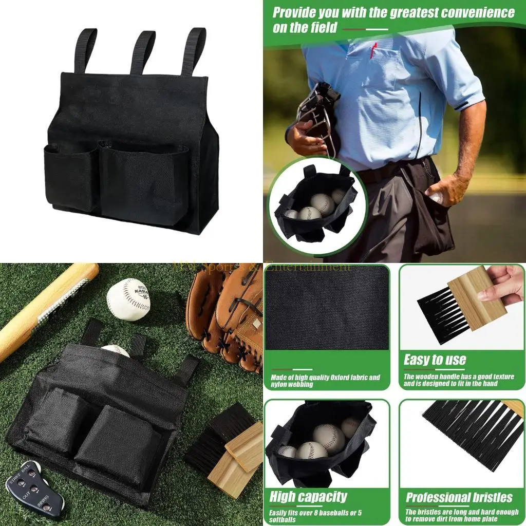 31BE Portable Oxford Cloth Umpire Ball Bag Large Capacity and Convenient Exterior Pockets Professional Referee Equipment Bag
31BE Portable Oxford Cloth Umpire Ball Bag Large Capacity and Convenient Exterior Pockets Professional Referee Equipment Bag