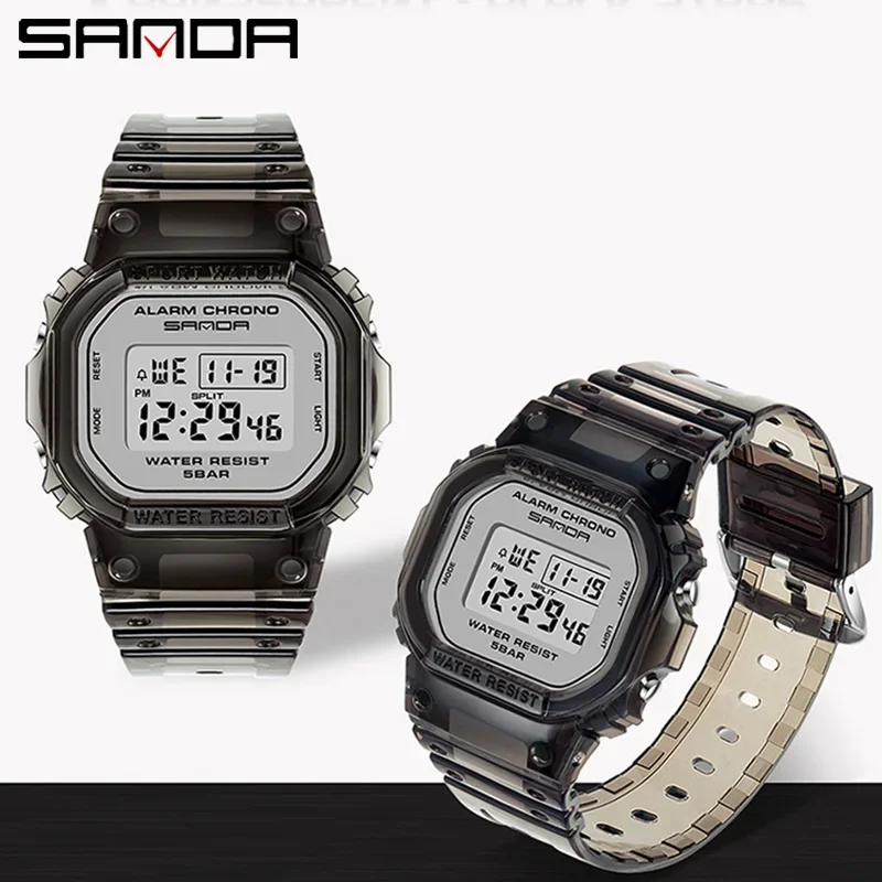 SANDA G Style Sport Watch Women Transparent LED Digital Clock Casual Waterproof Ladies Electronic Watch Unisex Boy Girl Watch
SANDA G Style Sport Watch Women Transparent LED Digital Clock Casual Waterproof Ladies Electronic Watch Unisex Boy Girl Watch