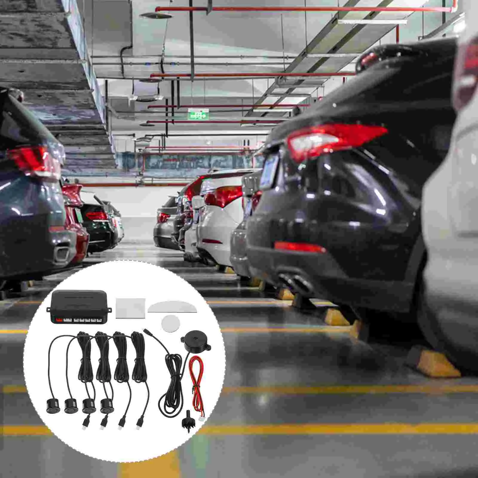 1 Set Car Parking Sensors 4 Sensors Reversing Rear Assistance Backup Park Automobile Accessories (Black)
1 Set Car Parking Sensors 4 Sensors Reversing Rear Assistance Backup Park Automobile Accessories (Black)