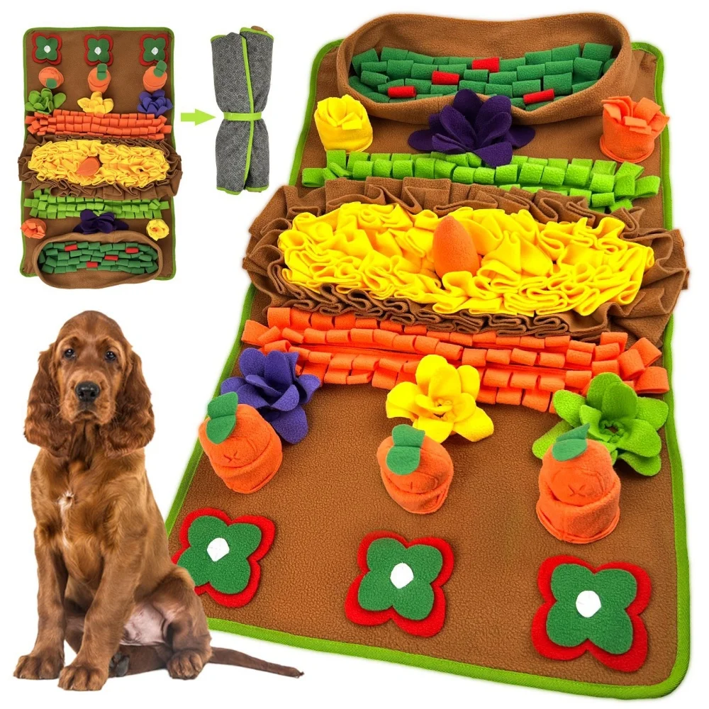 Pet Dog Snuffle Mat Slow Feeding Training Toy for Indoor/Outdoor Activities Wool Fleece Dog Puzzle Toy Pet Stuffy Foraging Pads
Pet Dog Snuffle Mat Slow Feeding Training Toy for Indoor/Outdoor Activities Wool Fleece Dog Puzzle Toy Pet Stuffy Foraging Pads