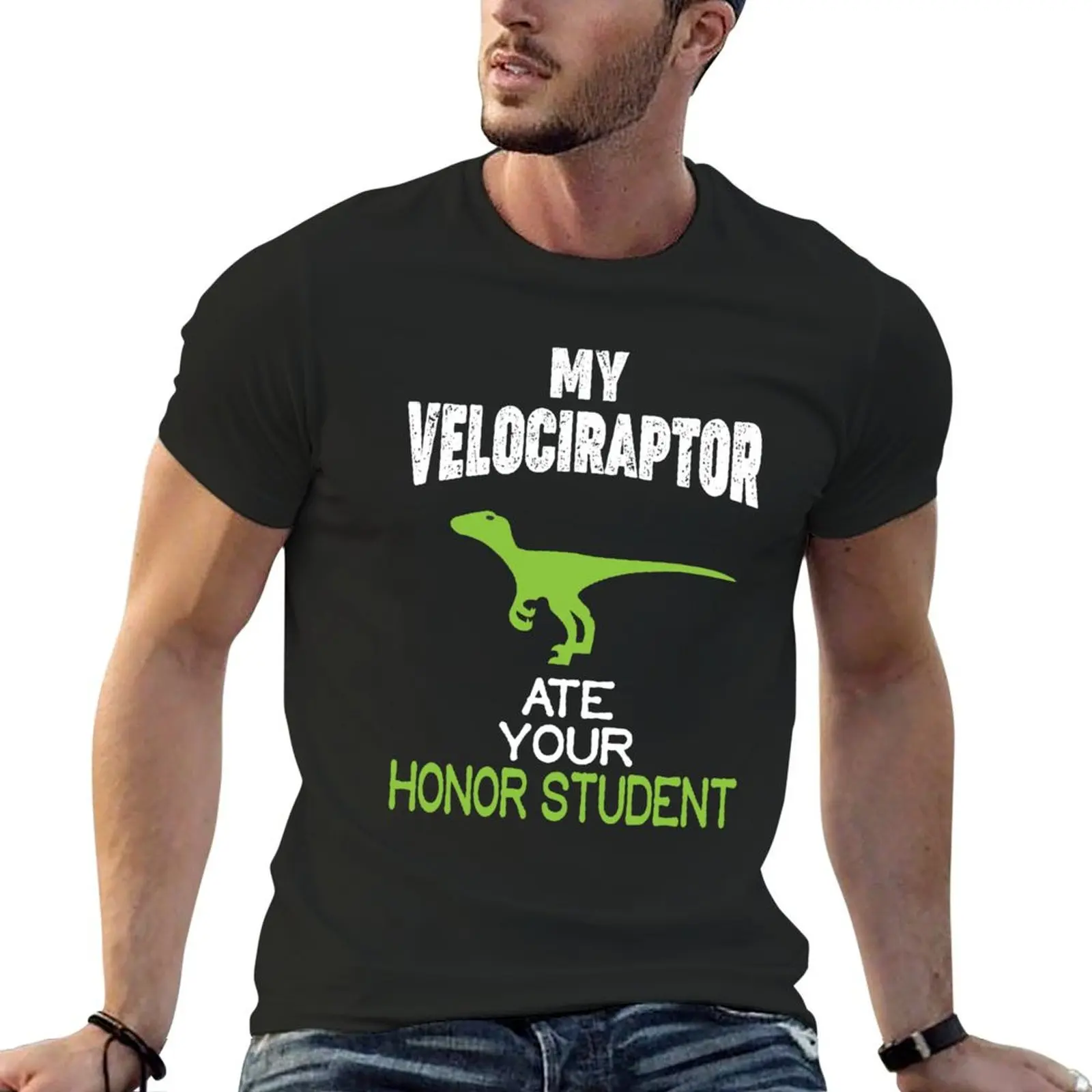 My Velociraptor Ate Your Honor Student T-Shirt funny shirt cotton topping plus size clothes mens t shirt graphic
My Velociraptor Ate Your Honor Student T-Shirt funny shirt cotton topping plus size clothes mens t shirt graphic
